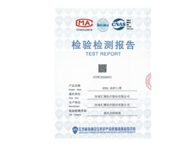 Kn95 test report